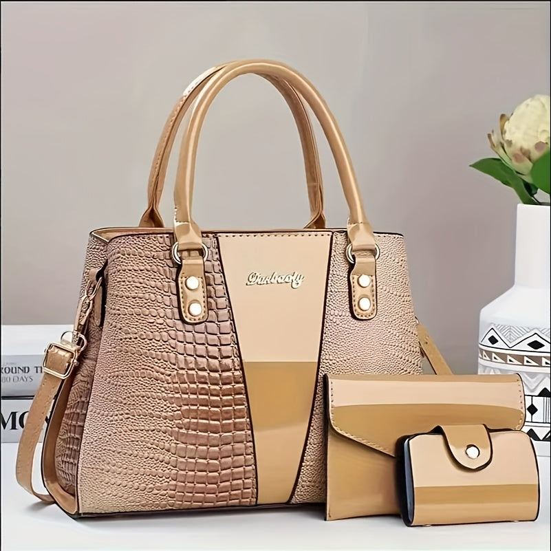 3pcs, Classic Large Capacity Mom Bag