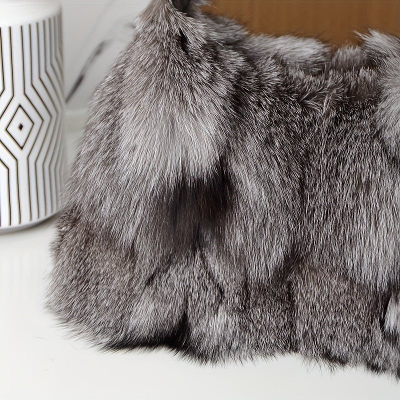 Women'S Luxury Mink Fur Cloud Bag