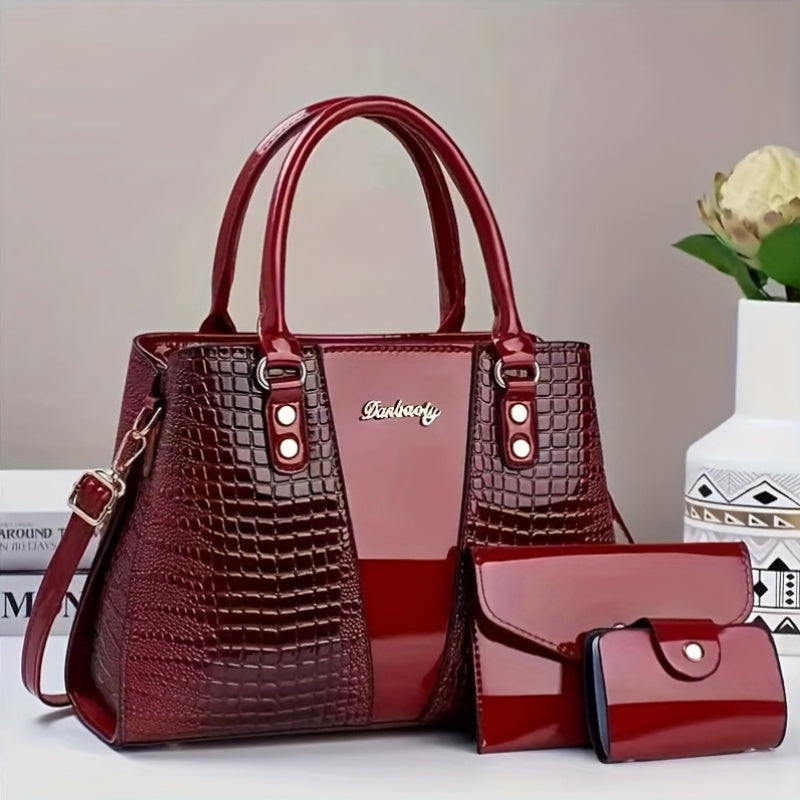 3pcs, Classic Large Capacity Mom Bag
