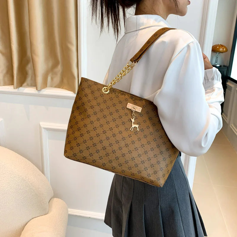 New Presbyopia Handbag Texture Soft Leather