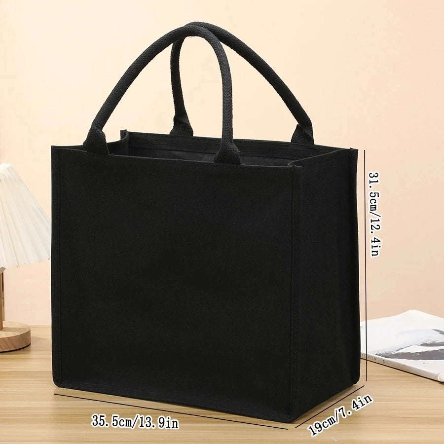Handbag - Thick and sturdy three-dimensional canvas bag