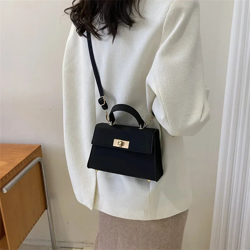 Fashion Shoulder Bag Plaid PU