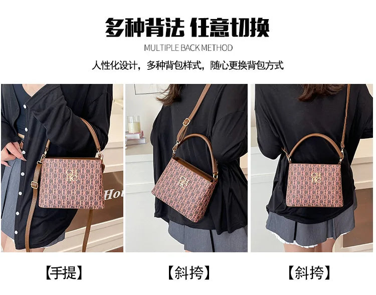 Handheld Bucket Bag For Women Shoulder