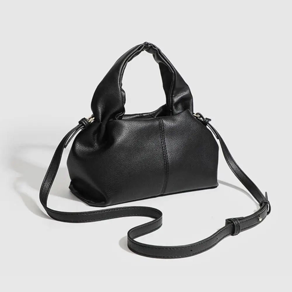 Fashion PU Leather Dumpling Shoulder Bag Light