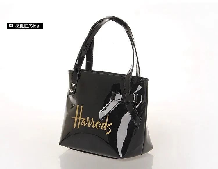 Harrods Black Handbag Environment protection