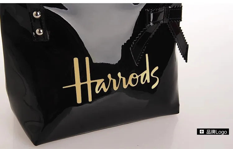 Harrods Black Handbag Environment protection