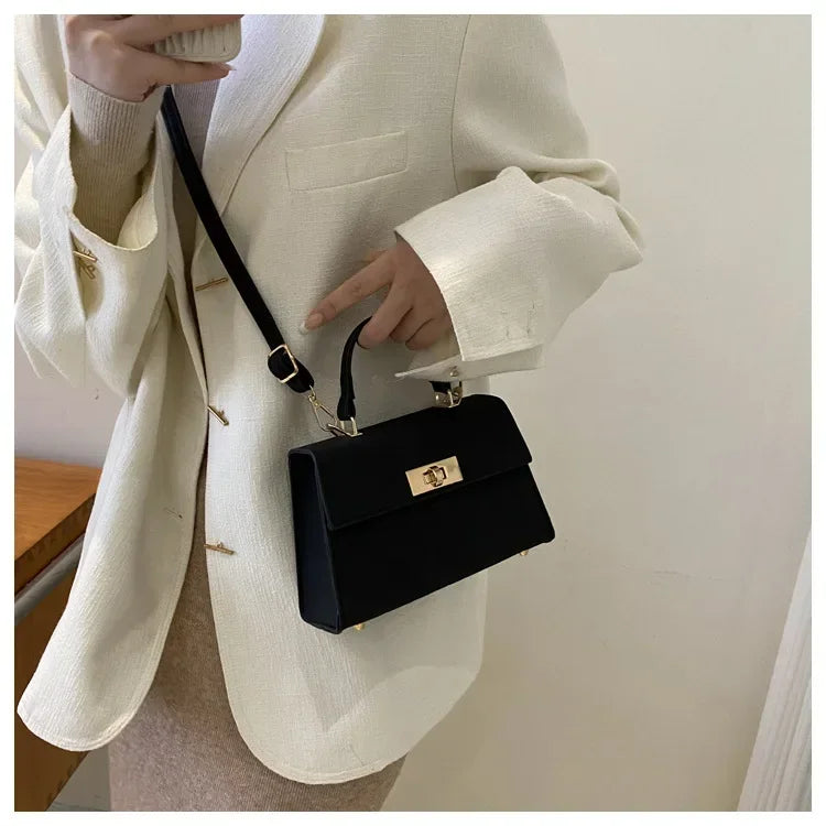 Fashion Shoulder Bag Plaid PU