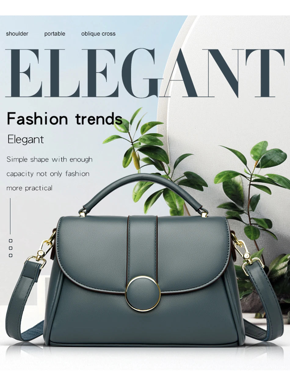 Fashion Solid Color  Women Crossbody Luxury