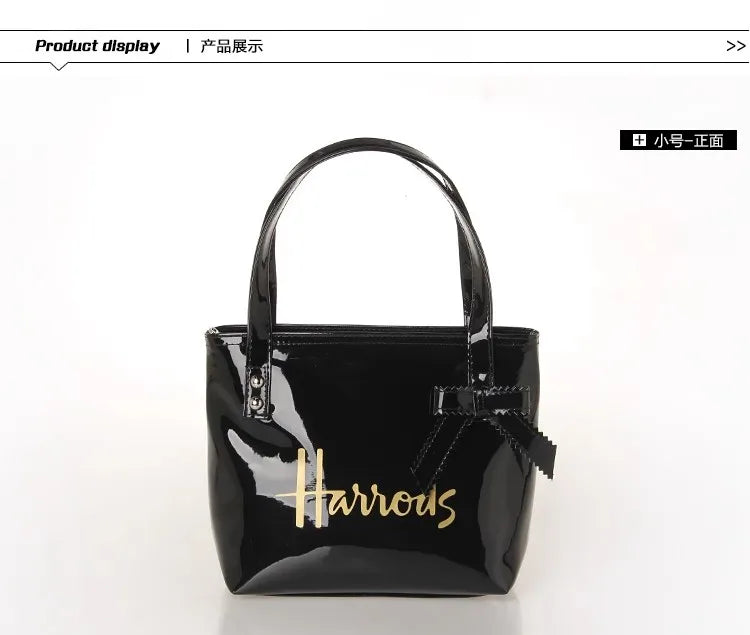 Harrods Black Handbag Environment protection