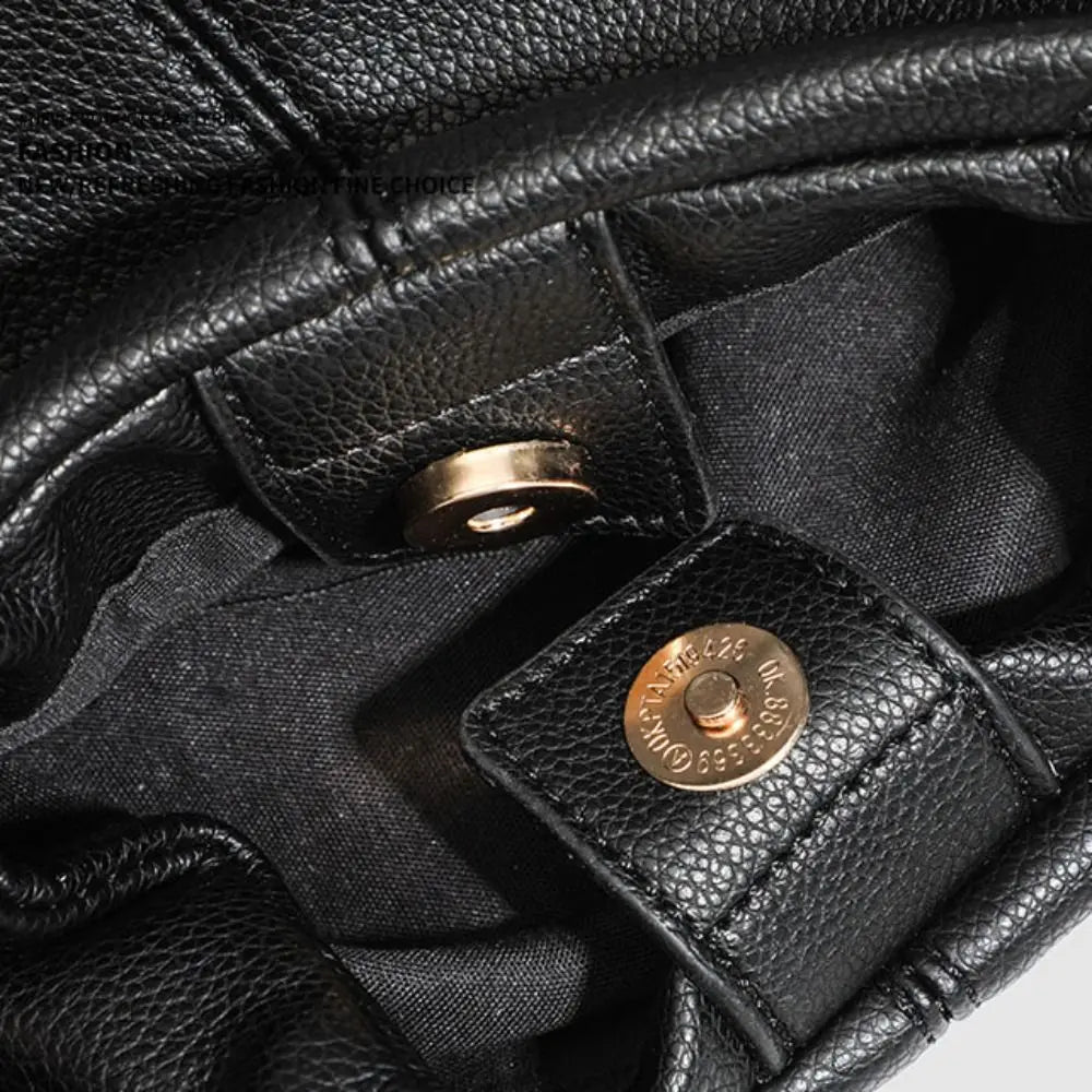 Fashion PU Leather Dumpling Shoulder Bag Light