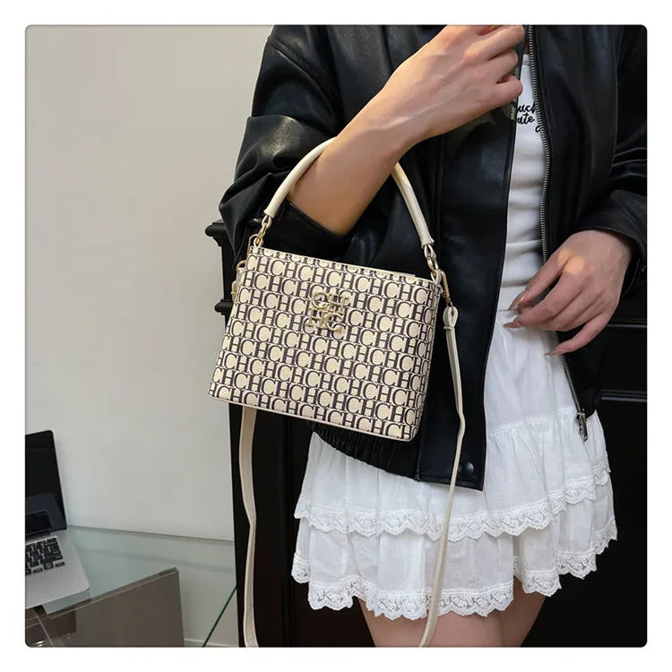 Handheld Bucket Bag For Women Shoulder