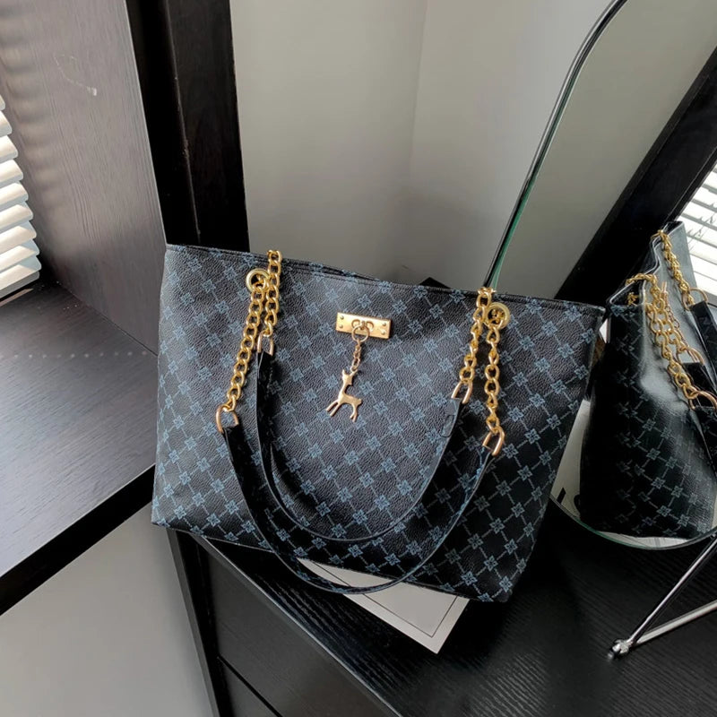 New Presbyopia Handbag Texture Soft Leather