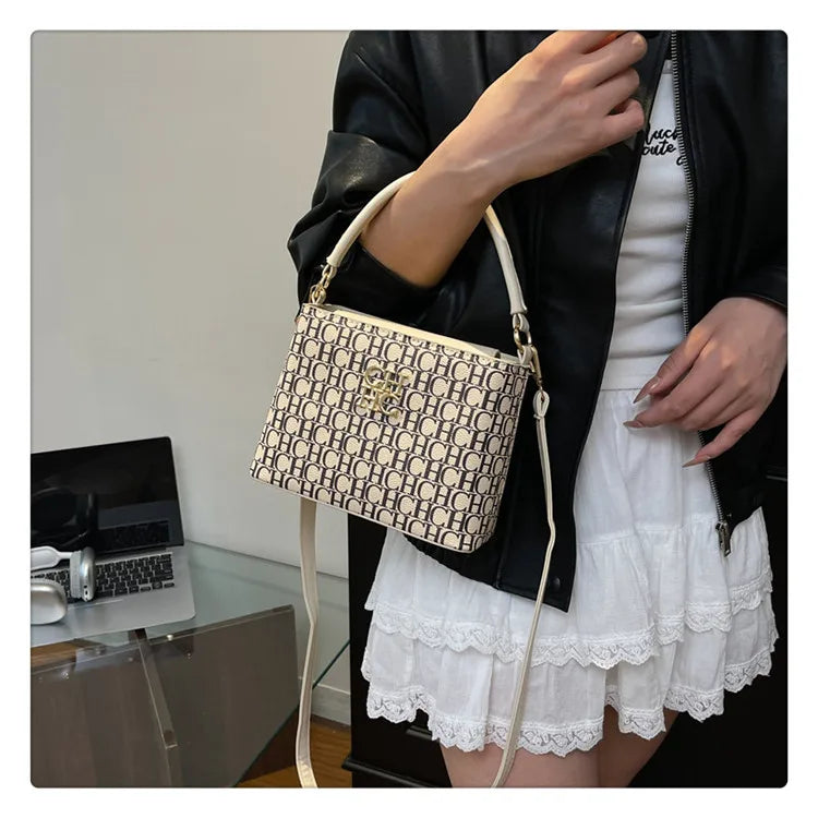 Handheld Bucket Bag For Women Shoulder