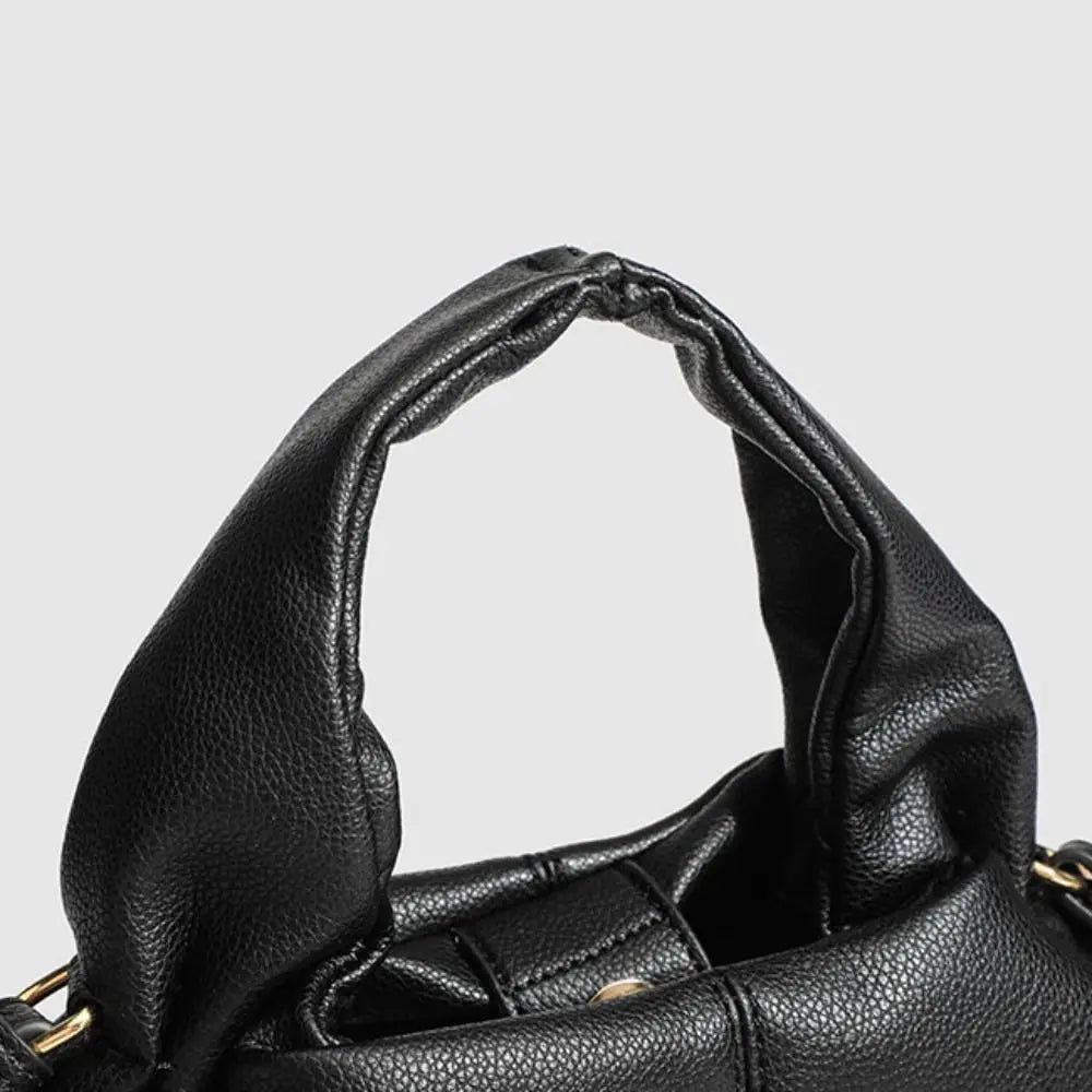 Fashion PU Leather Dumpling Shoulder Bag Light