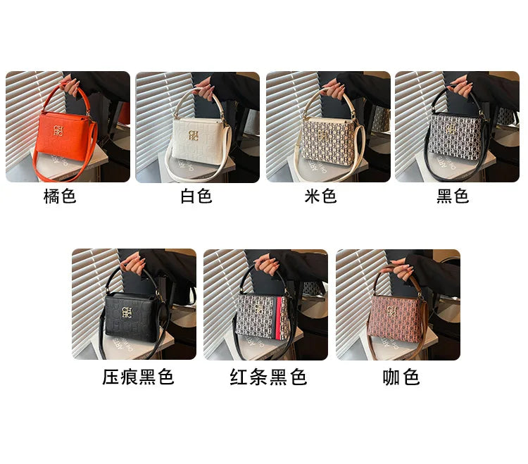 Handheld Bucket Bag For Women Shoulder