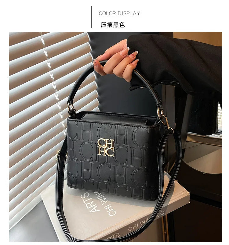Handheld Bucket Bag For Women Shoulder
