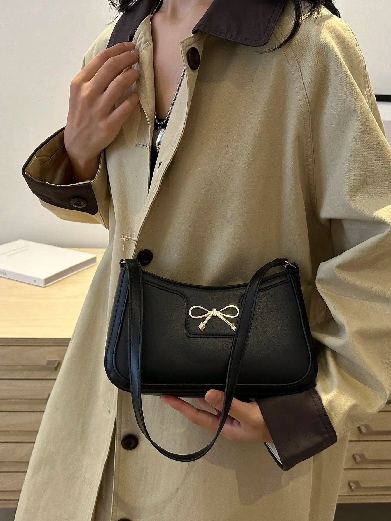 Women Handbag, New Autumn/Winter Commuting Shoulder Under-Arm Bag