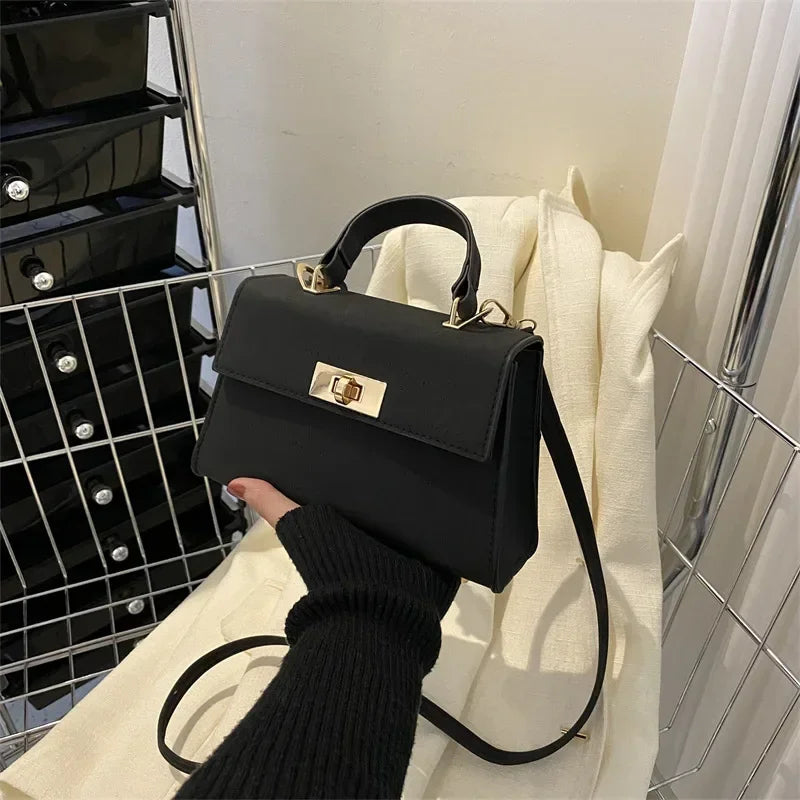 Fashion Shoulder Bag Plaid PU