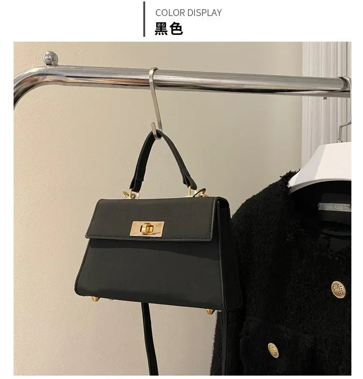 Fashion Shoulder Bag Plaid PU