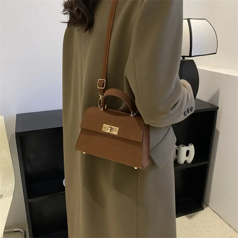 Fashion Shoulder Bag Plaid PU