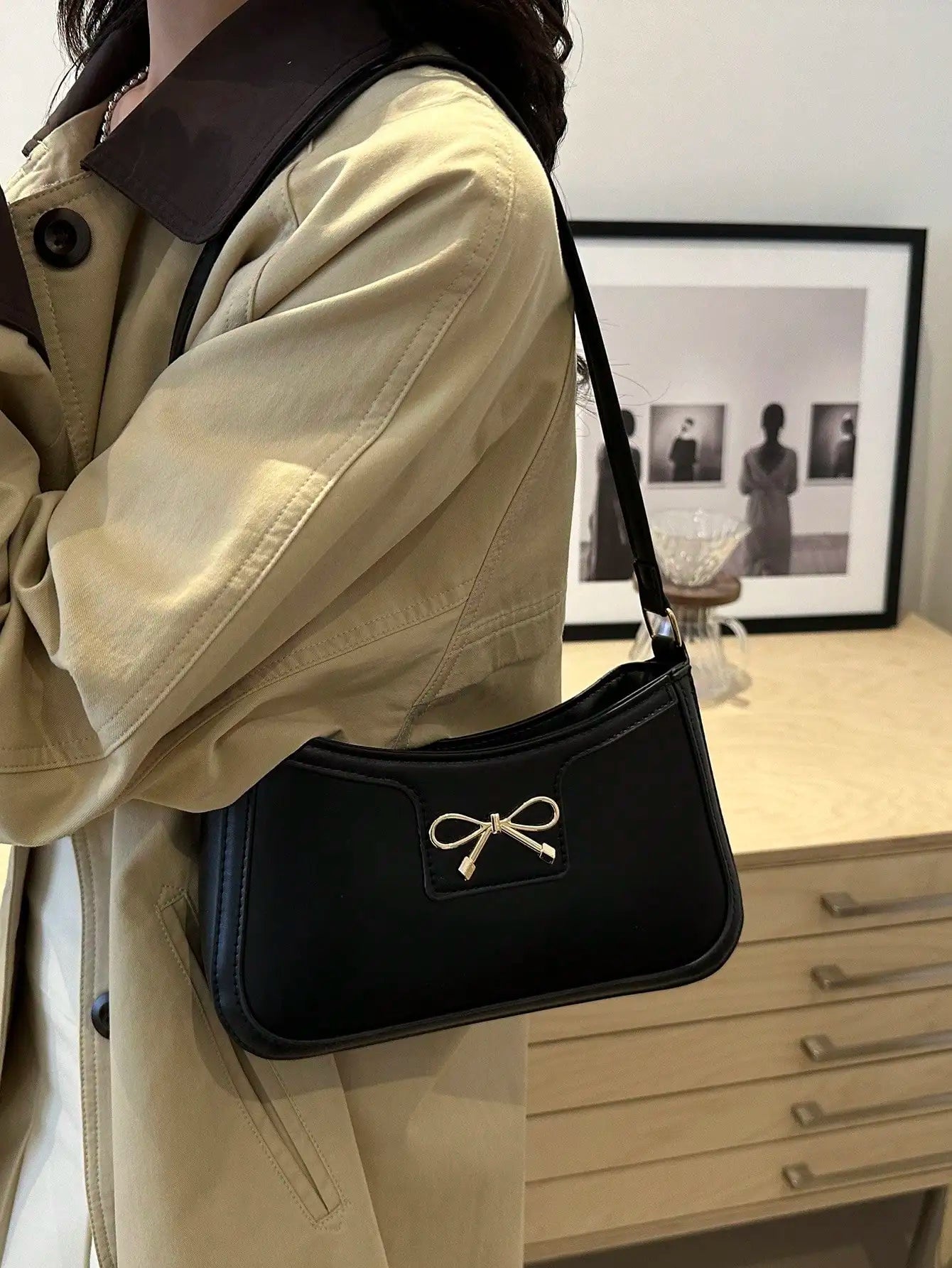 Women Handbag, New Autumn/Winter Commuting Shoulder Under-Arm Bag