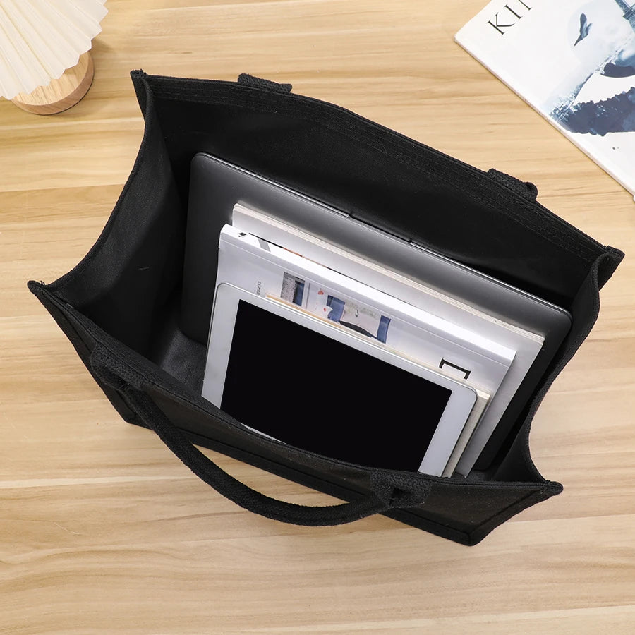 Handbag - Thick and sturdy three-dimensional canvas bag
