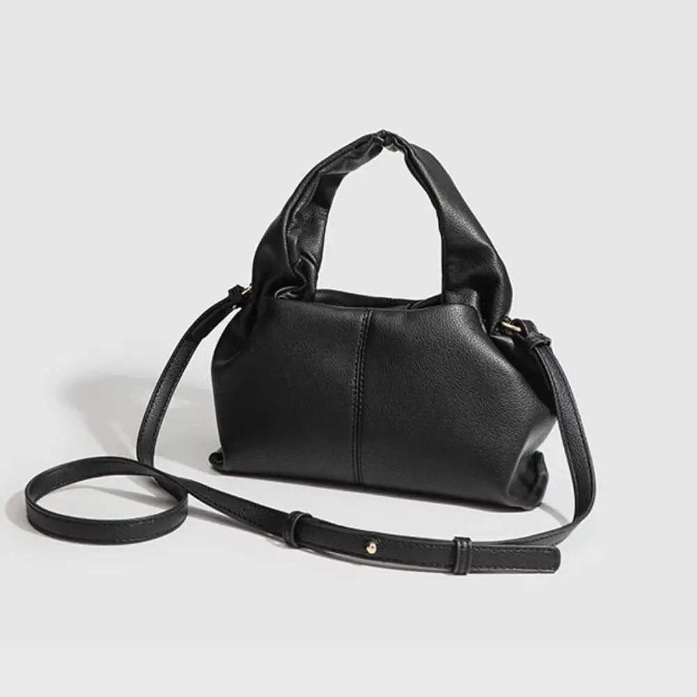 Fashion PU Leather Dumpling Shoulder Bag Light