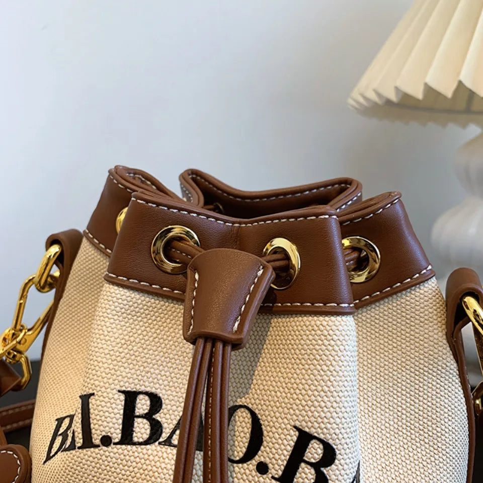 Drawstring Bucket Bag Large Capacity Women's