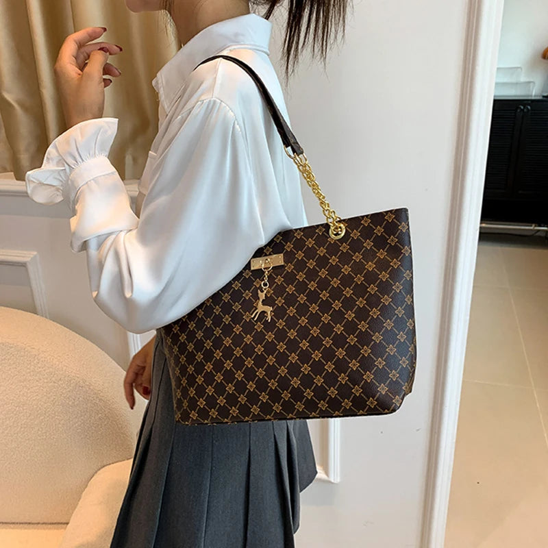 New Presbyopia Handbag Texture Soft Leather