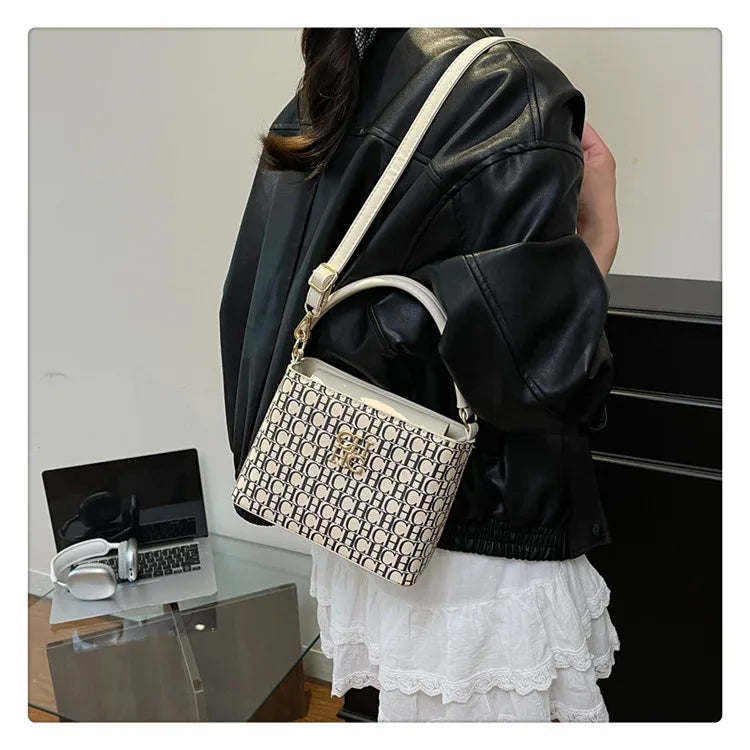 Handheld Bucket Bag For Women Shoulder