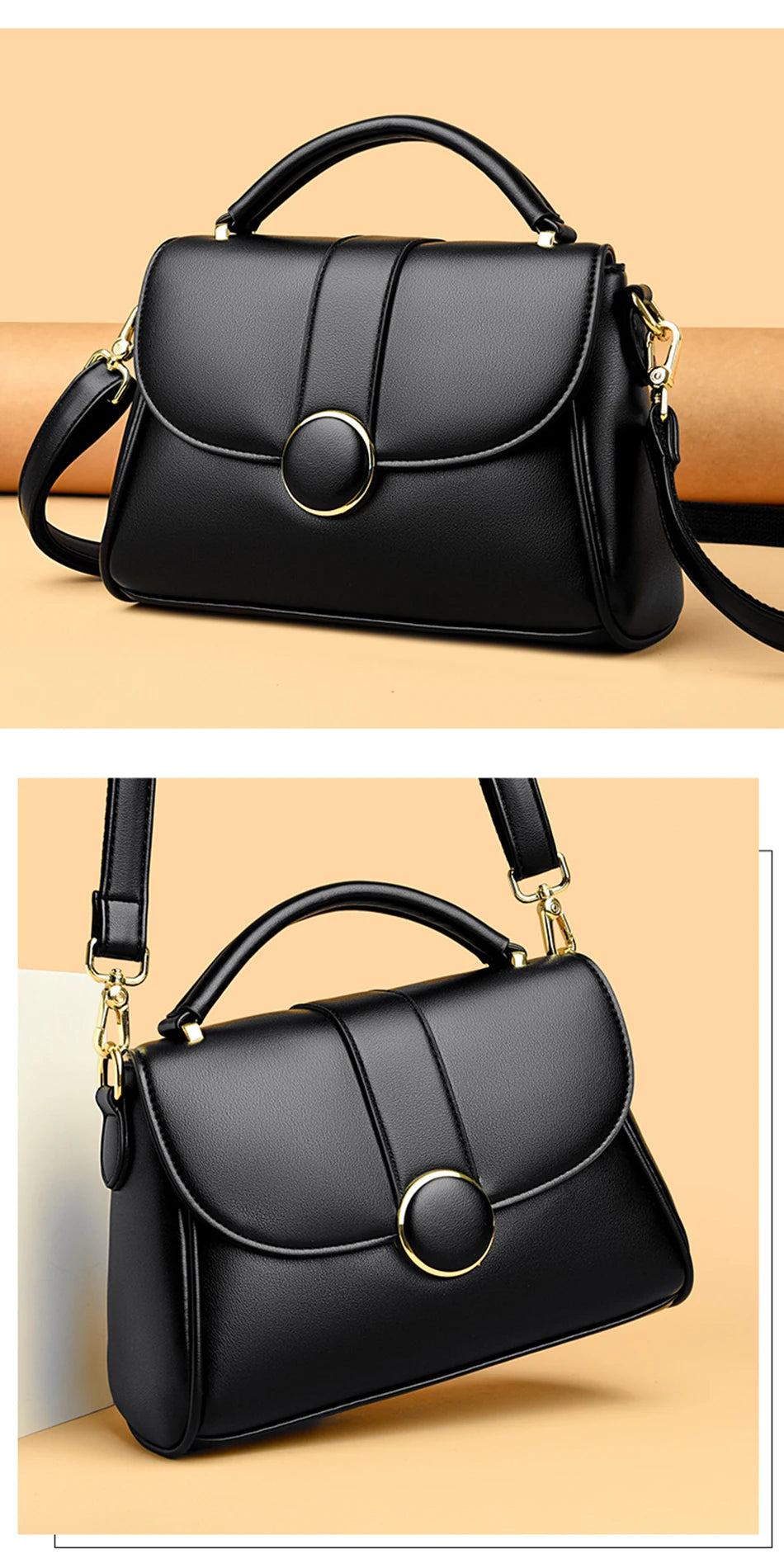 Fashion Solid Color  Women Crossbody Luxury