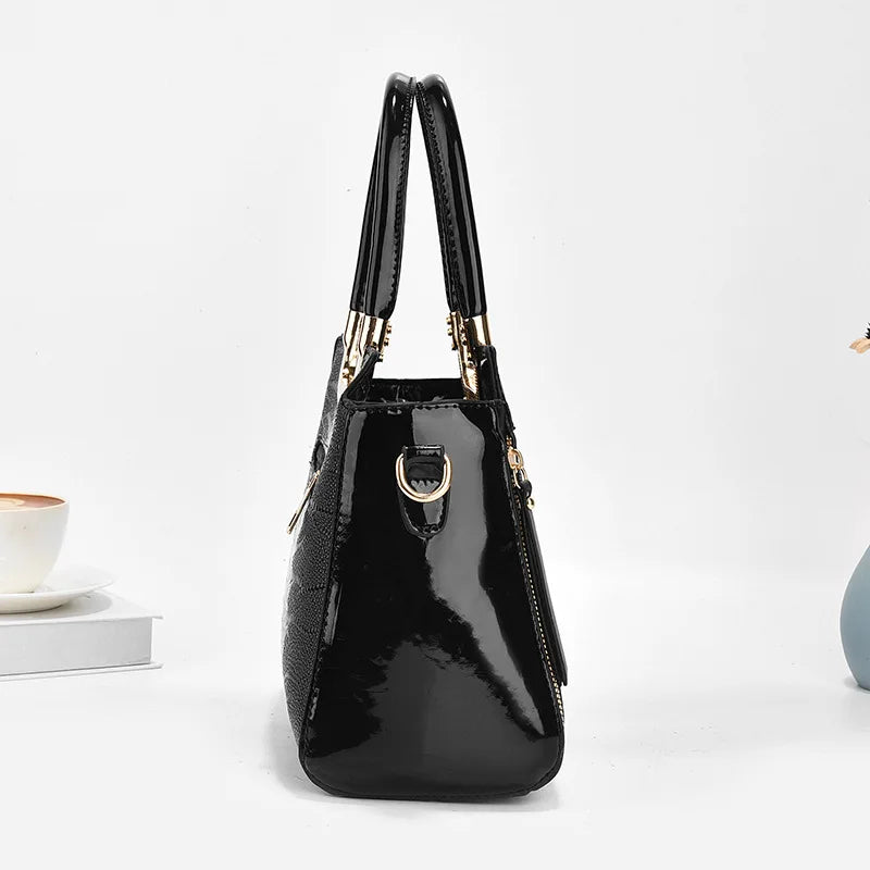 Women Bags Designer Luxury Patent Leather