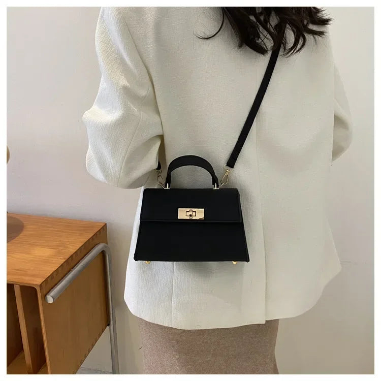 Fashion Shoulder Bag Plaid PU