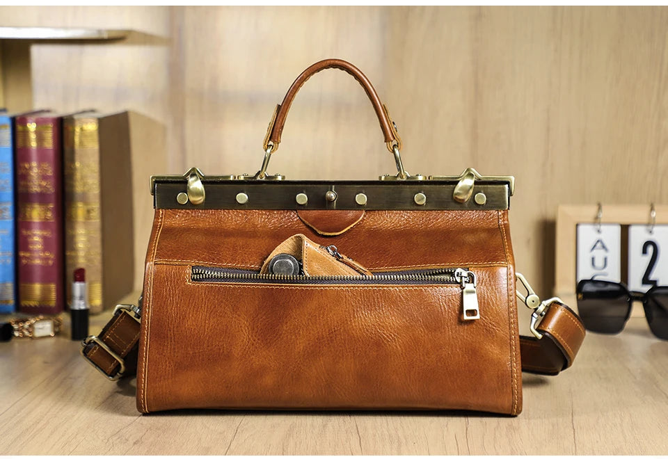 CONTACT'S Genuine Leather Top Handle Bags