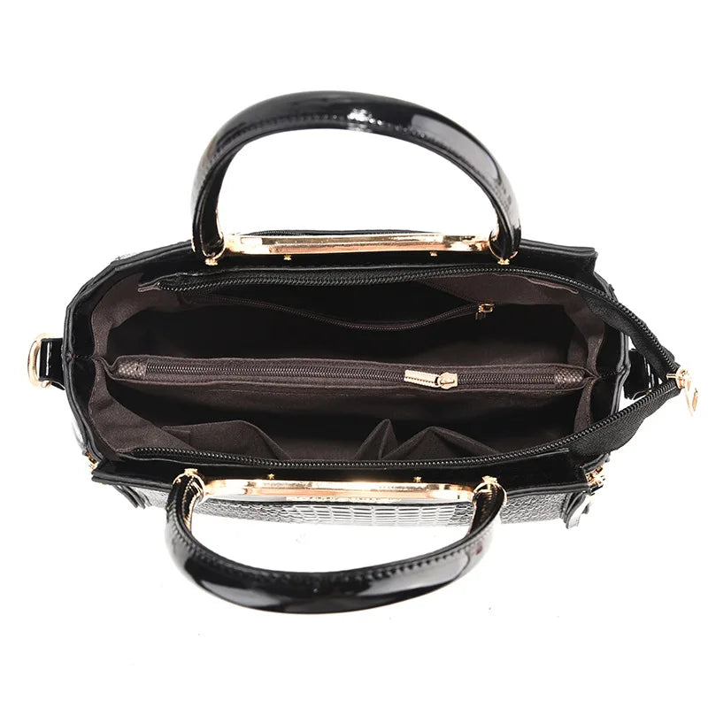 Women Bags Designer Luxury Patent Leather
