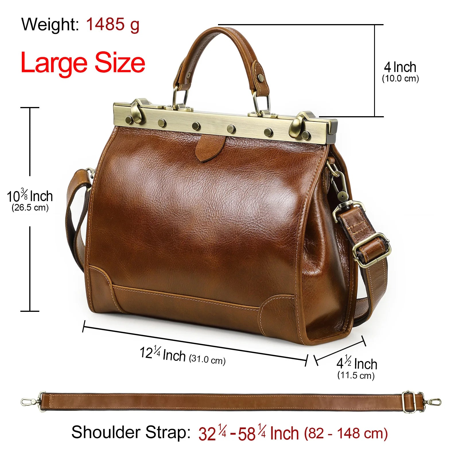 CONTACT'S Genuine Leather Top Handle Bags
