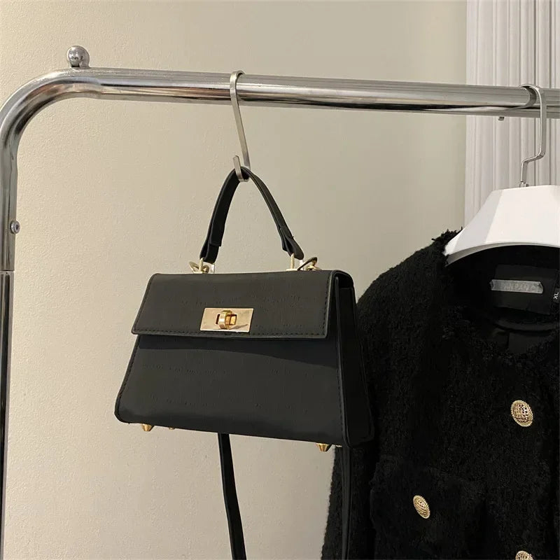 Fashion Shoulder Bag Plaid PU