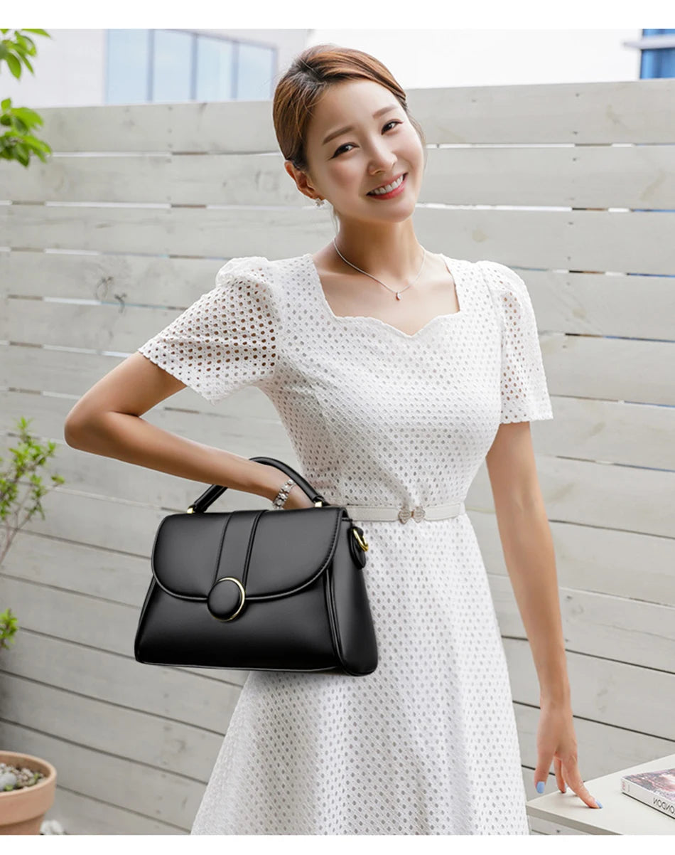 Fashion Solid Color  Women Crossbody Luxury