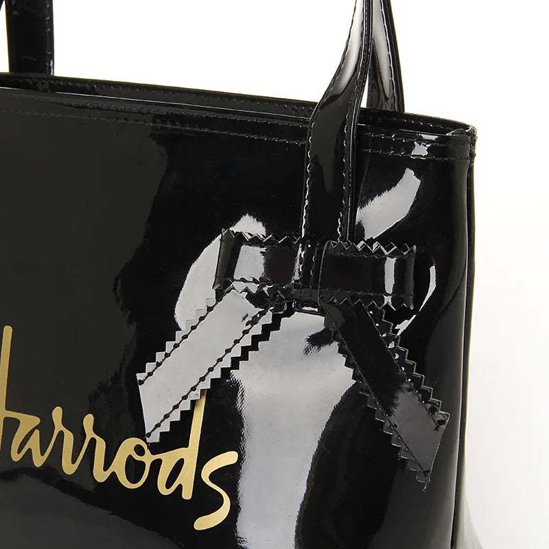 Harrods Black Handbag Environment protection