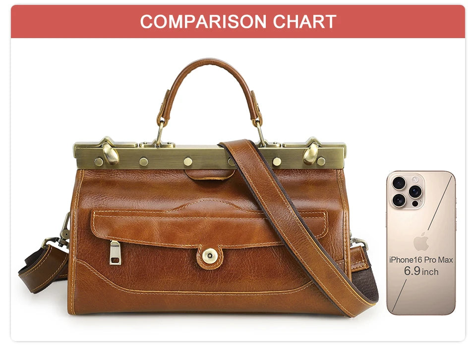 CONTACT'S Genuine Leather Top Handle Bags