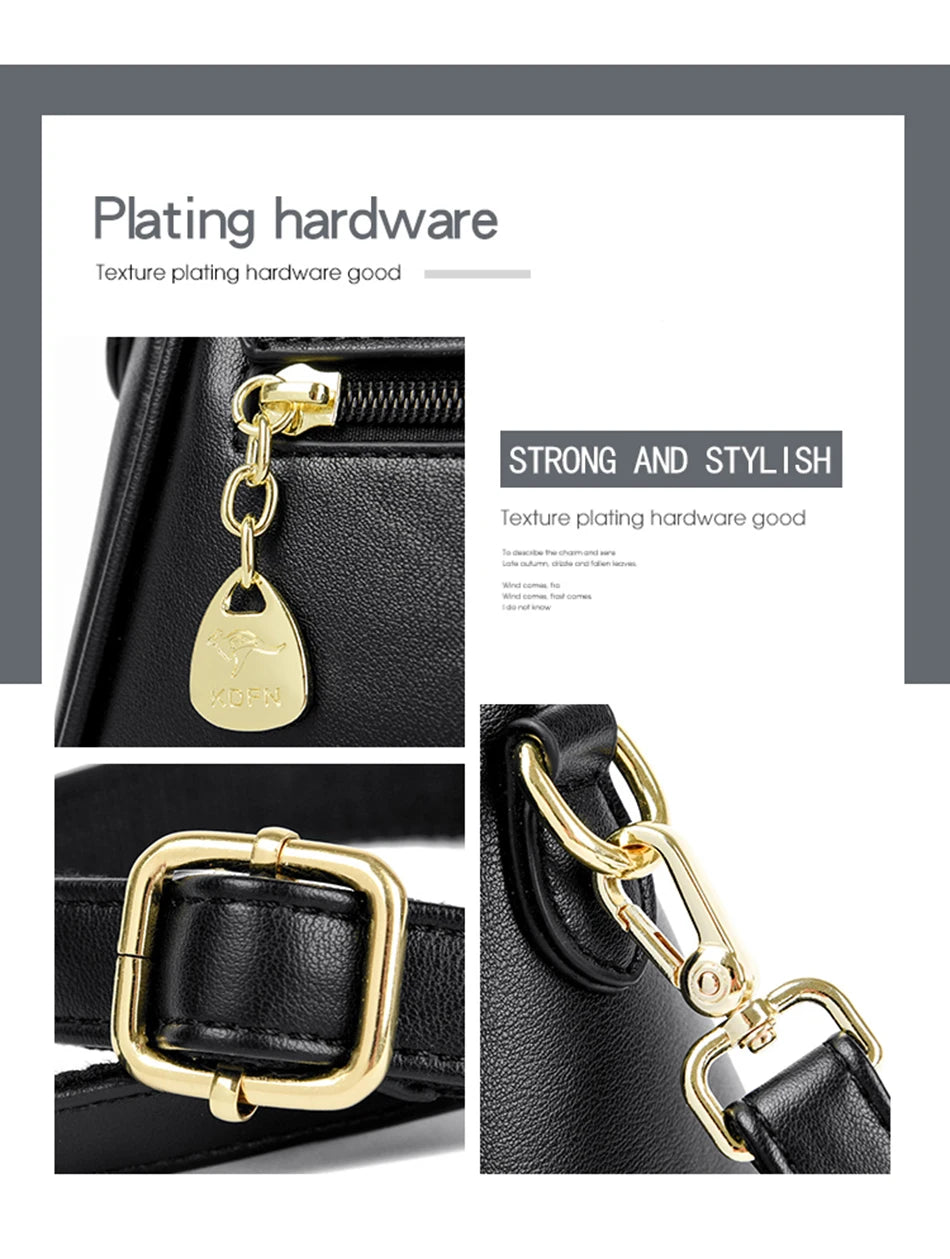 Fashion Solid Color  Women Crossbody Luxury
