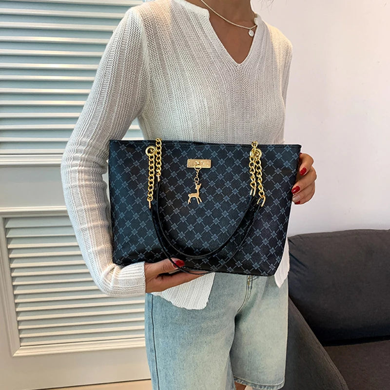 New Presbyopia Handbag Texture Soft Leather