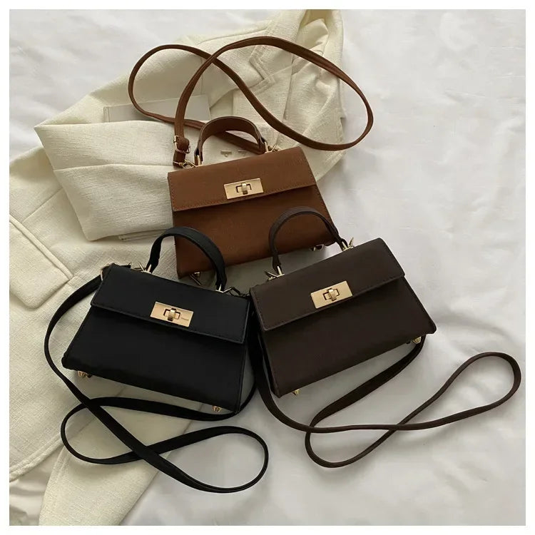 Fashion Shoulder Bag Plaid PU