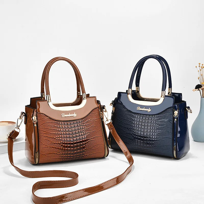Women Bags Designer Luxury Patent Leather