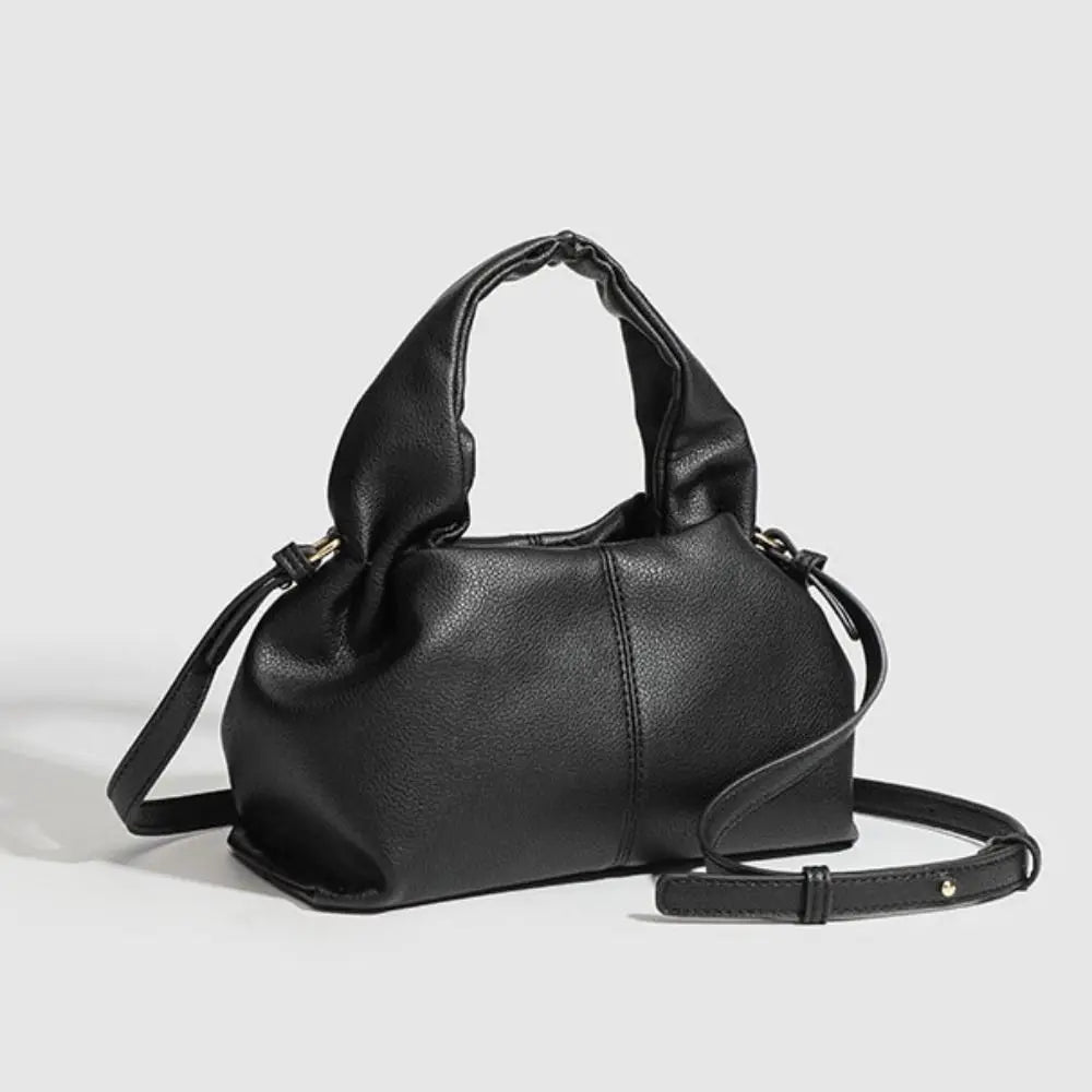 Fashion PU Leather Dumpling Shoulder Bag Light