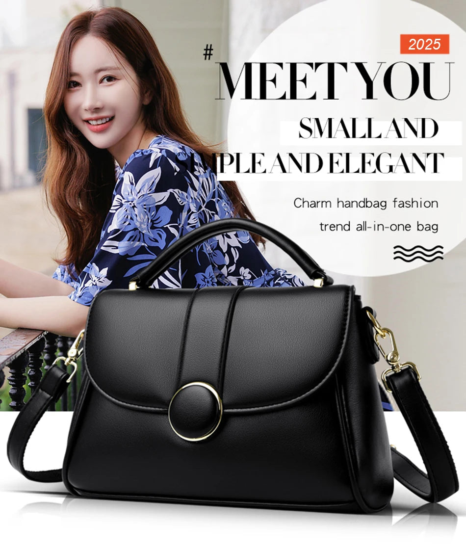 Fashion Solid Color  Women Crossbody Luxury