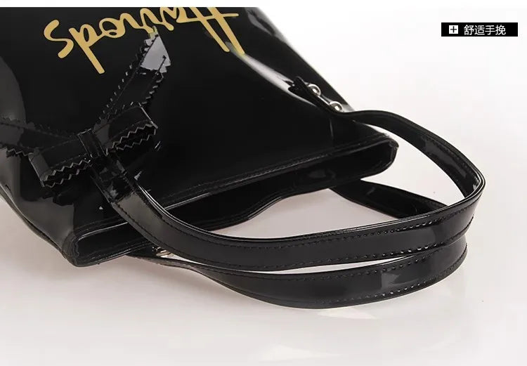 Harrods Black Handbag Environment protection