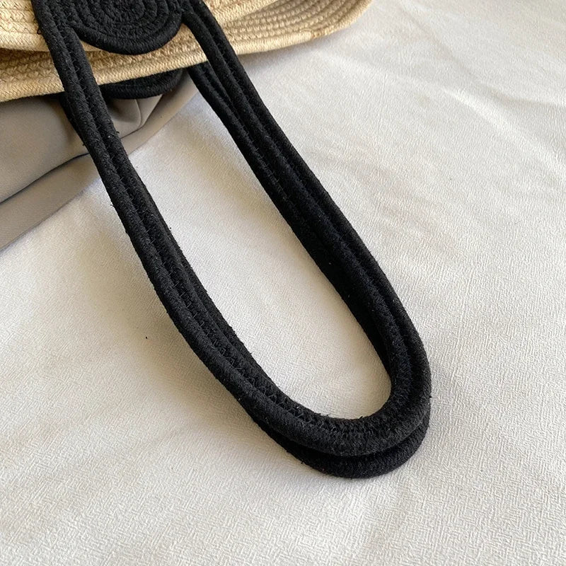 Fashion Large Tote Straw Handbags Designer