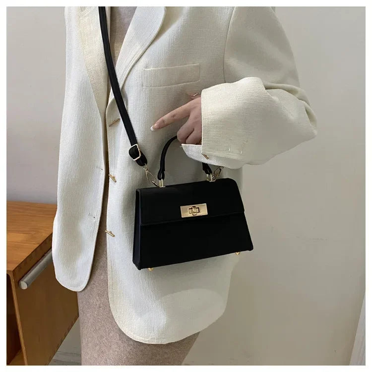 Fashion Shoulder Bag Plaid PU