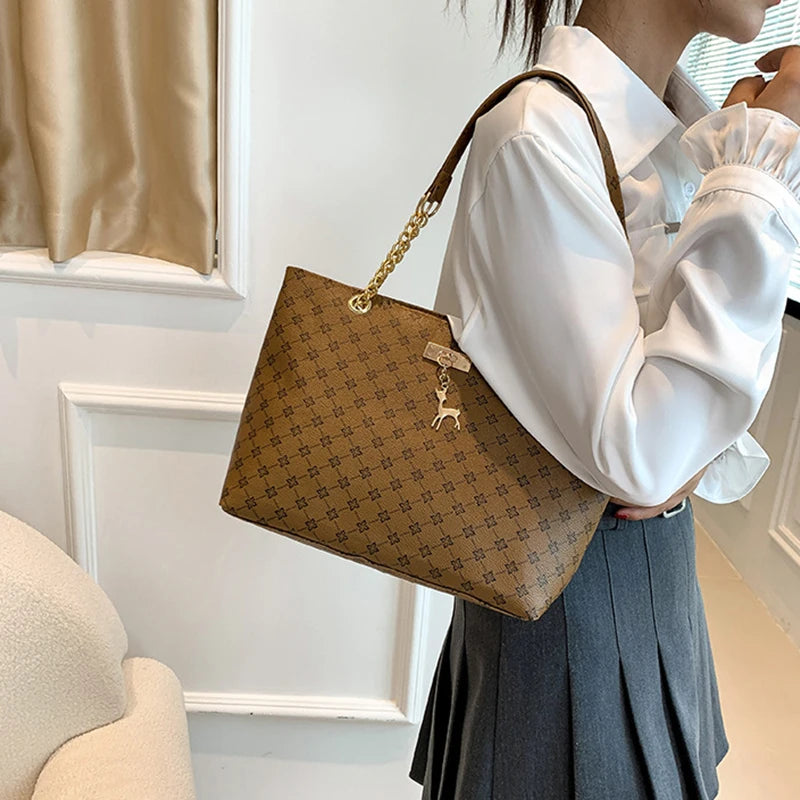 New Presbyopia Handbag Texture Soft Leather